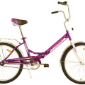 Велосипед Pioneer Oscar 24"/14" violet/white/pink